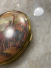 Vintage Compact Mirror with European Dancing Scene from Western Germany — photo 2