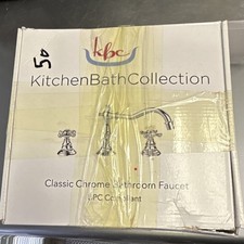 KitchenBathCollection Classic Chrome Brass Bathroom Sink Faucet KBC-FACLCH