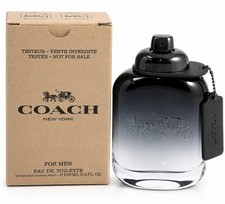 Coach Men's New York Eau De Toilette Spray 3.3 fl oz New Tester