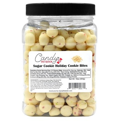 Candy Retailer Holiday Cookie Bites (Holiday Sugar Cookie) 16oz