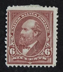 CKStamps: US Stamps Collection Scott#271 6c Garfield Mint HR OG Spot Thin
