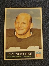 1965 Philadelphia football 79 Ray Nitschke VG-VGEX
