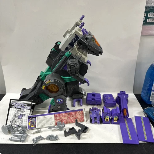 Trypticon Vintage Transformers G1 Figure Base 100% Complete 1986 Hasbro 80s