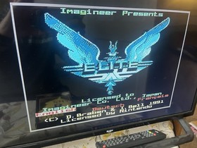 Boxed NES Elite Game Cartridge