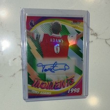 Topps Finest Premier League Tony Adams Arsenal Moments Autograph /75 FM-TA 2026