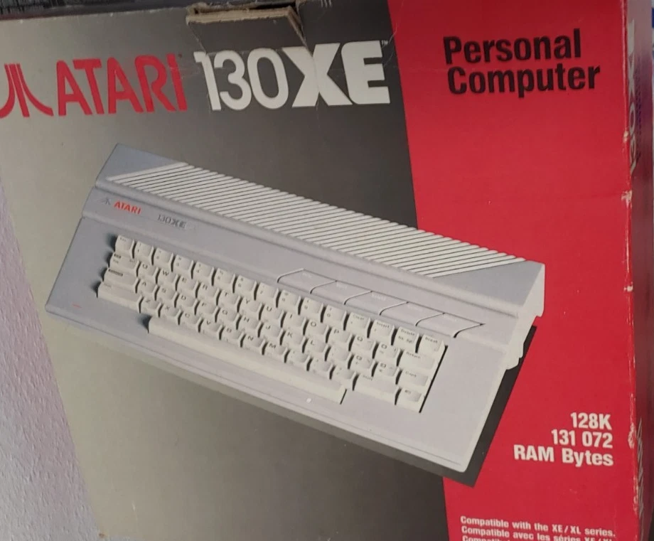 ATARI 130XE Classic 8-bit computer (+ NT/ video-Kabel/ Manual in OVP) works - Bild 1 von 4