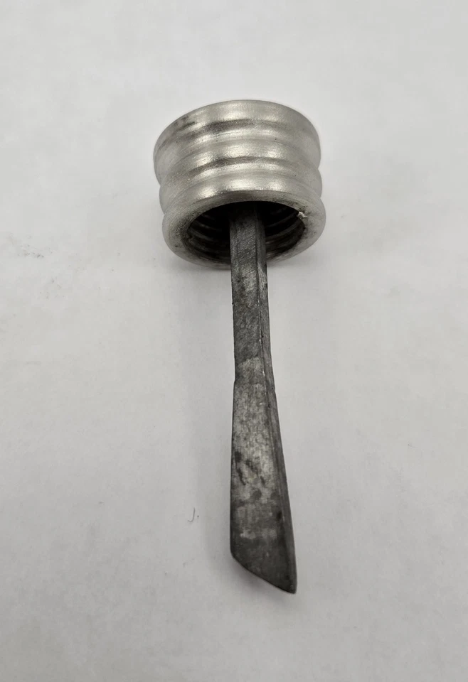 Nuevo de Lote Antiguo Escopeta Rifle Botella de Aceite Metal Acero Inoxidable Peltro Peltre Purdey Foto 4 de 4