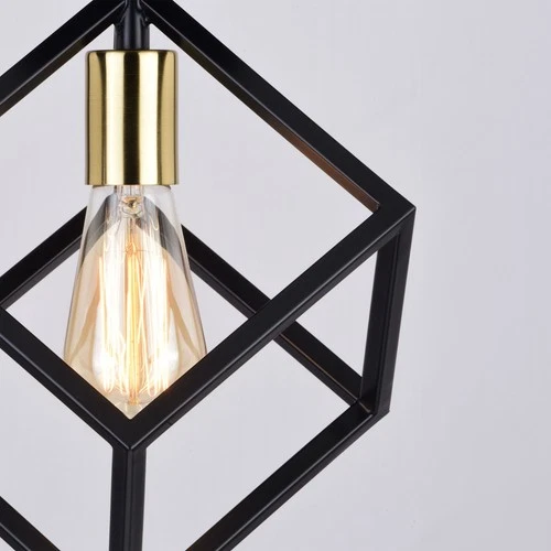 Vaxcel Lighting C0300 Deering 10"W Semi-Flush Square Ceiling - Black - Picture 5 of 12