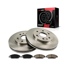 Brake Rotors & Pads Kit Fit For Silverado/Sierra 1500 2005-2006 - Front, Ceramic