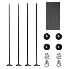 Automotive Fan Mounting Kit, Radiator Fan Zip Ties Clips Mounting Kit, 1 Set