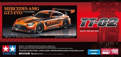 Tamiya 58750 Mercedes AMG GT3 EVO TT-02 1:10 RC Bausatz