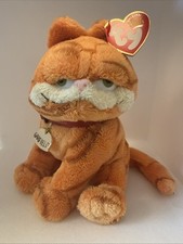Ty Garfield Pooky the Bear Beanie Baby with Tags