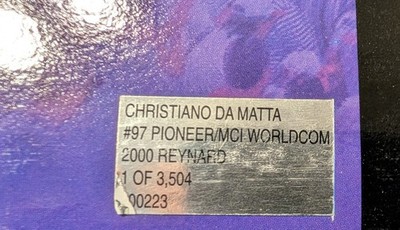 ACTION Cristiano Da Matta #97 Diecast Indy Car 1/18 Reynard