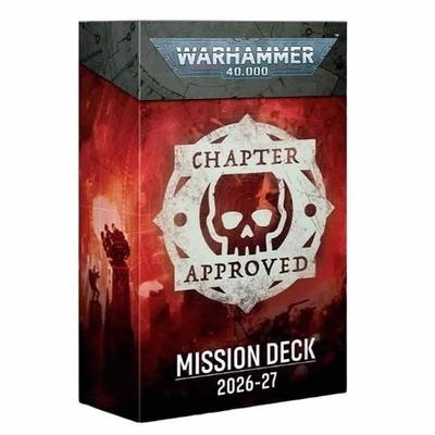 Warhammer 40k 11th Ed Armageddon- Chapter Approved Cards Mission Deck