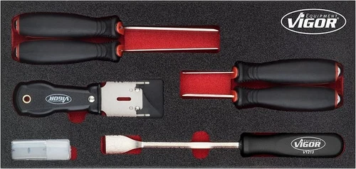 VIGOR SCHABER SATZ - ANZAHL WERKZEUGE: 16