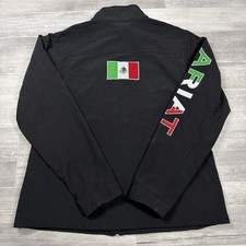 Ariat Women's XL Classic Team Black Softshell Mexico Spellout Jacket ARIATTEK