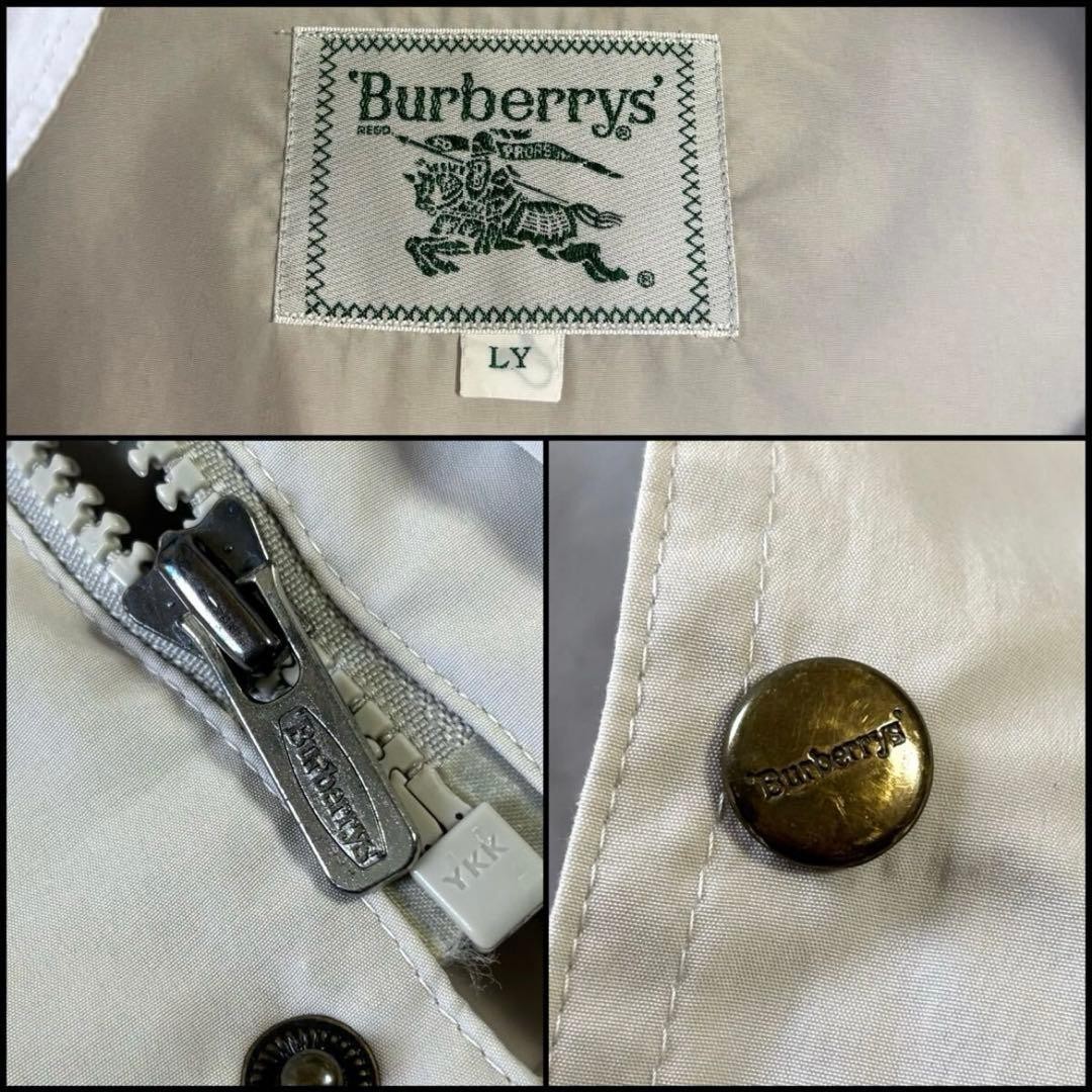 90s VINTAGE BURBERRY jacket swing top blouson beige men's size M thumbnail 5
