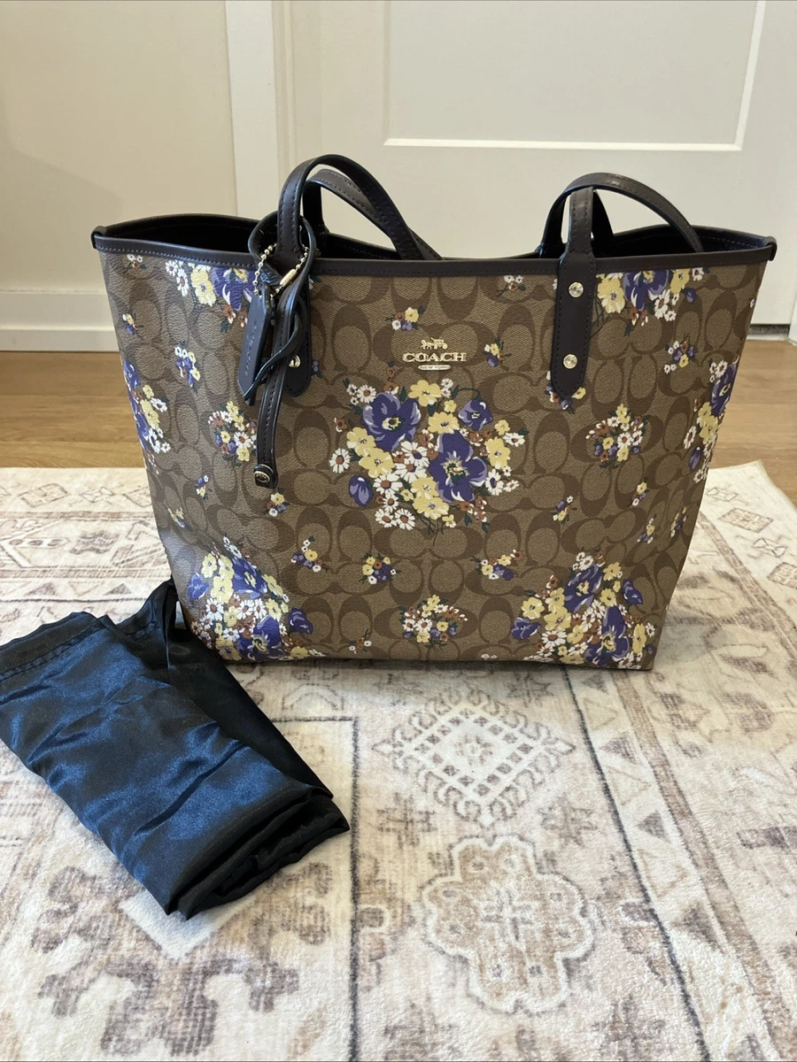 Coach Purple Floral Bags & Handbags for Women for sale - eBay