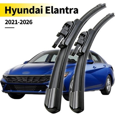 For Hyundai Elantra 2021-2026 Front Wiper Blades 24''+18'' OE Style All Weather 2P