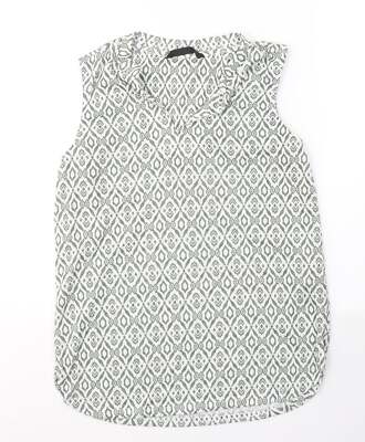 Dunnes Stores Womens Green Polyester Blend Tank Size UK