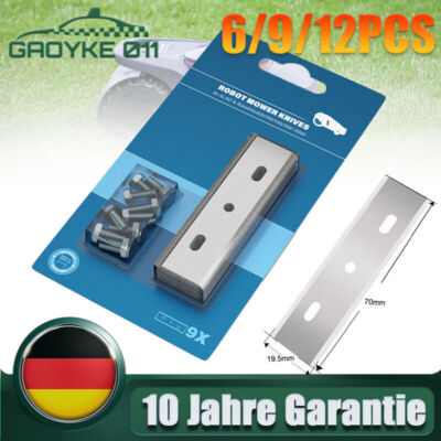 Klingen Ersatz Messer mit Schrauben für AL-KO Robolinho 500 700 1150 1200 2000