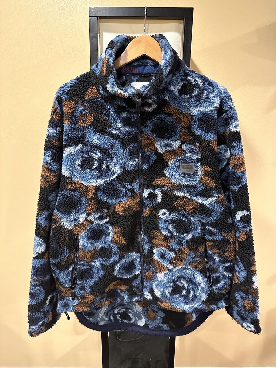 Martine Rose x Napapijri AW18 Blue Jacquard Floral Fleece | eBay Martine Rose x Napapijri AW18 Blue Jacquard Floral Fleece | eBay