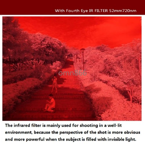 Camera Lens IR Filter 37-82mm IR680 IR720 IR760 850 IR950 IR590 Infra-red 720nm - Picture 35 of 96