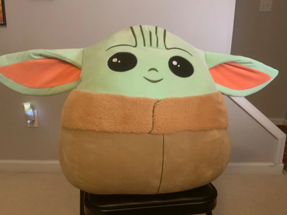 New 20" Huge XXLarge Star Wars Mandalorian Baby Yoda Grogu Squishmallow Rare - Image 2 of 4