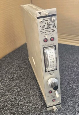Princeton Gamma Tech Model 315 5kV Bias Supply LN2 Monitor NIM BIN Module