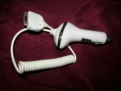 Super Tech ST105703: Ipod Car charger - White