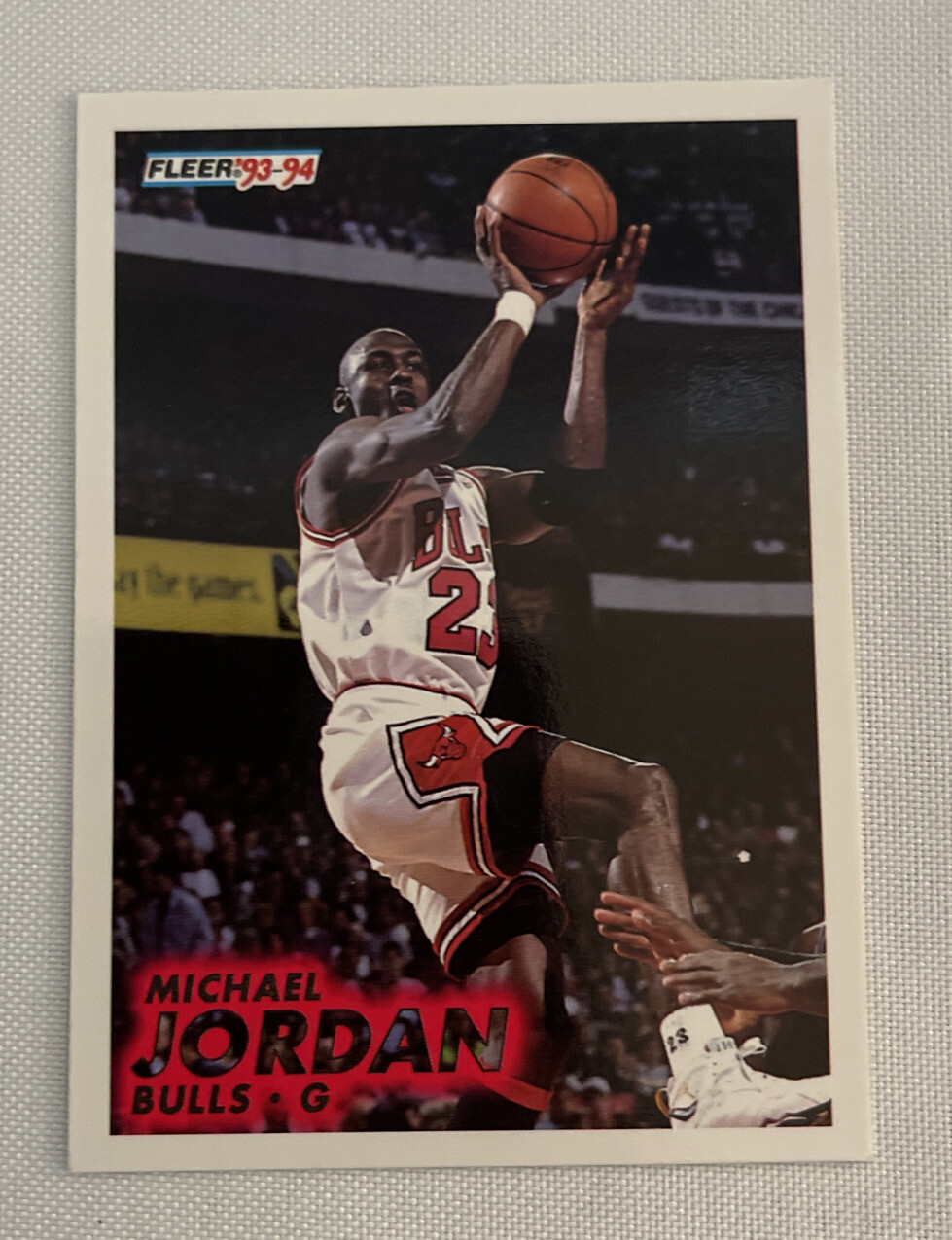 MICHAEL JORDAN BASKETBALL HOF 1993/1994 SKYBOX 5TH ANNIVERSARY NBA HOOPS CARD 28