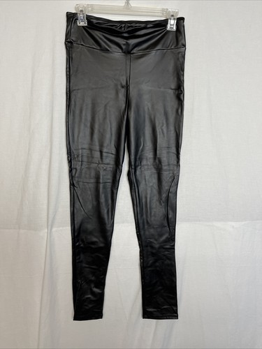 Forever 21 Black Faux Leather Leggings 