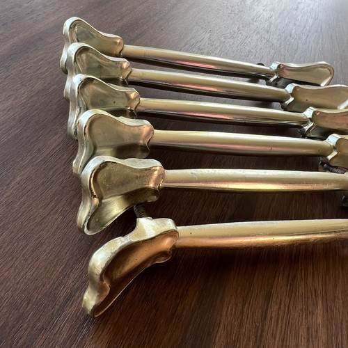 ✨Mid Century Modern Drawer Pulls Dresser Handles #6 Vintage MCM 1950s Hardware - Picture 3 of 9