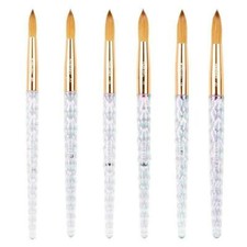 Cepillo de uñas acrílico Kiara Sky 100 % Kolinsky/monómero líquido - Elige cualquier tamaño