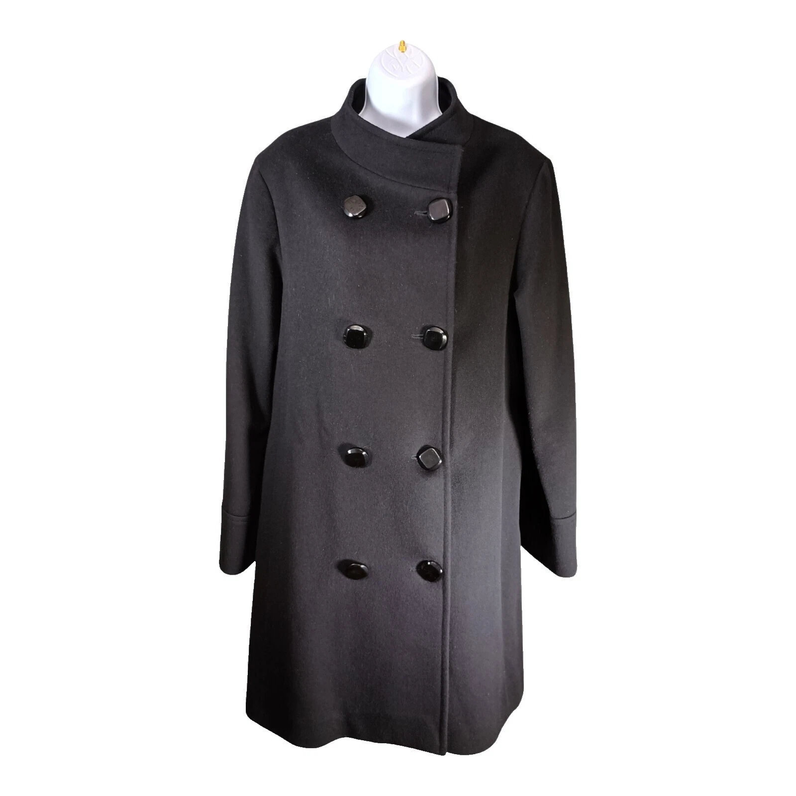 Abrigos sólido negro Loro Piana, chaquetas y chalecos para Mujeres