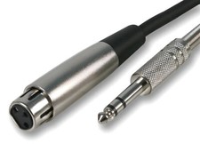 Image of 6.35mm Stereo 1/4" Jack to Female XLR Cable Mixer Speaker Amp 1m 3m 5m 10m