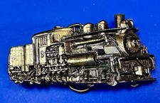  9 Locomotive RailRoad Train Vtg. 1981 The Great American Belt Buckle Co