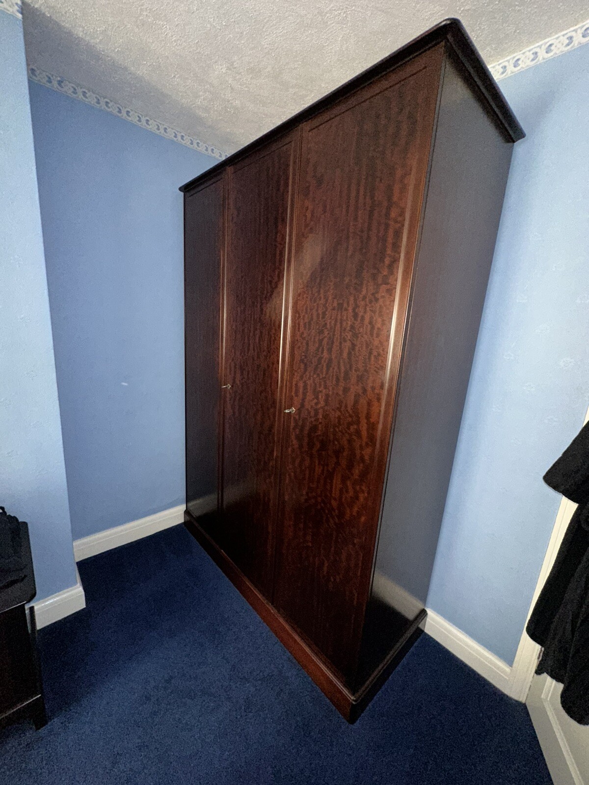 Antique Edwardian Mahogany Wardrobe | eBay UK