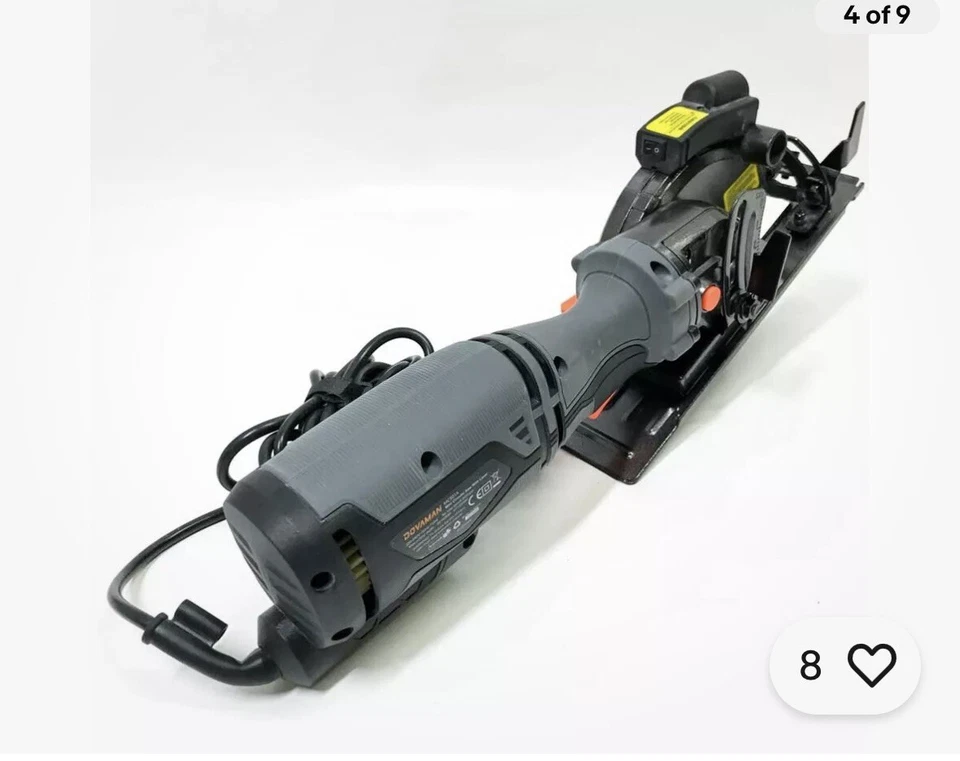 Mini serra circular DOVAMAN com laser, 3500 rpm, 5,8 amp 120 volts 🔥NOVA CAIXA ABERTA🔥 - Imagem 2 de 4