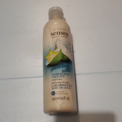 Avon Senses Body Care Starfruit & Coconut Hydrating Body Lotion 8.4 Fl Oz NEW