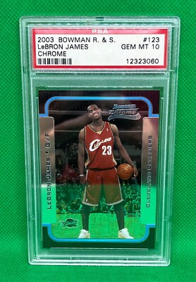 その他 2003 Bowman Lebron James RC #123 NBA 2003-04 Bowman Rookies Chrome LeBron James #123 Rookie RC | eBay