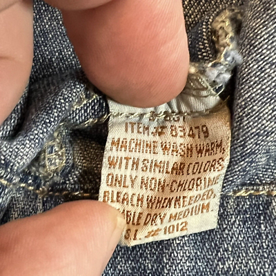 タケ③ Vintage 90s Crossroads Denim Jacket Women's Small Collared 100