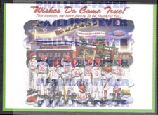 2008 Phillies World Series Champions Christmas Card with Preprinted Autographs!!