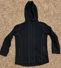 GREAT COND RARE HOODED Kuhl Alfpaca Kashmira Fleece Jacket Coat Youth Sz 5-6