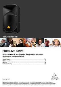 behringer eurolive b205d schematic