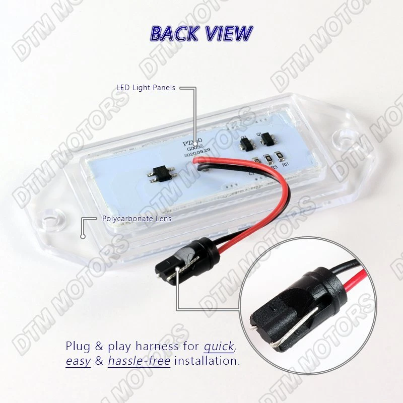 Luces LED de matrícula para Volvo 850 940 960 S90 berlina sedán xenón blanco SMD Foto 4 de 4