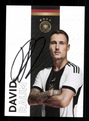 David Raum DFB Autogrammkarte 2022 Original Signiert