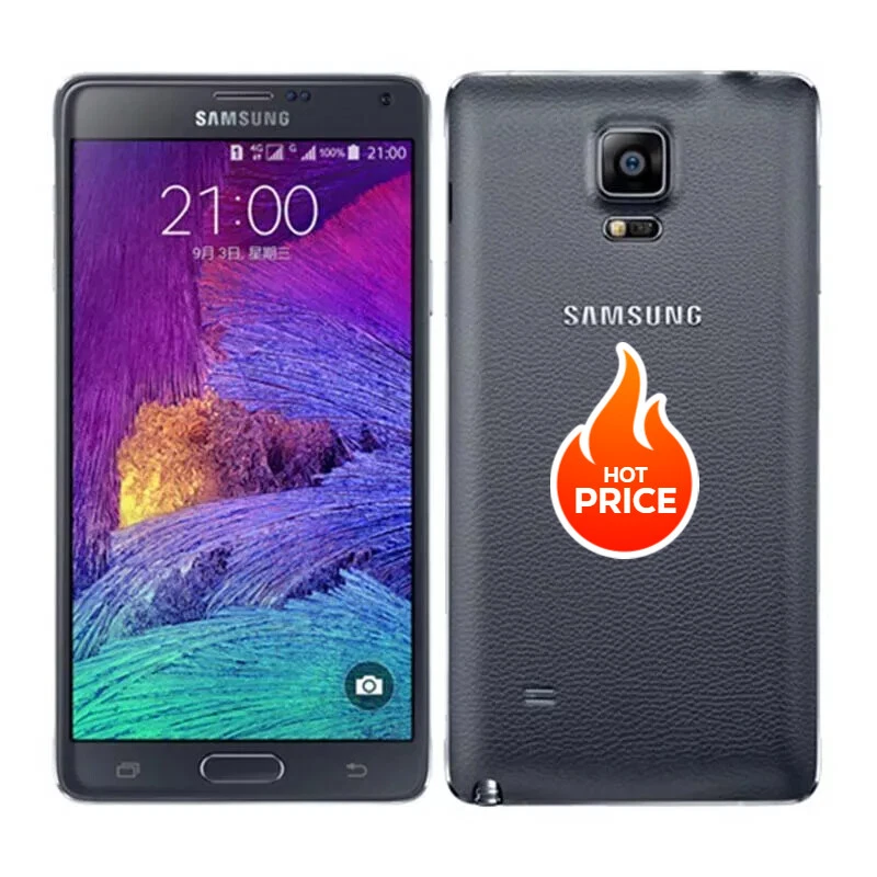 Samsung Galaxy Note 4 Black Unlocked Cell Phones & Smartphones for