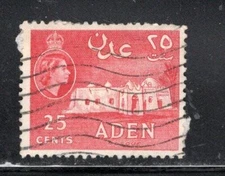 BRITISH ADEN STAMPS  USED  LOT 1498AT