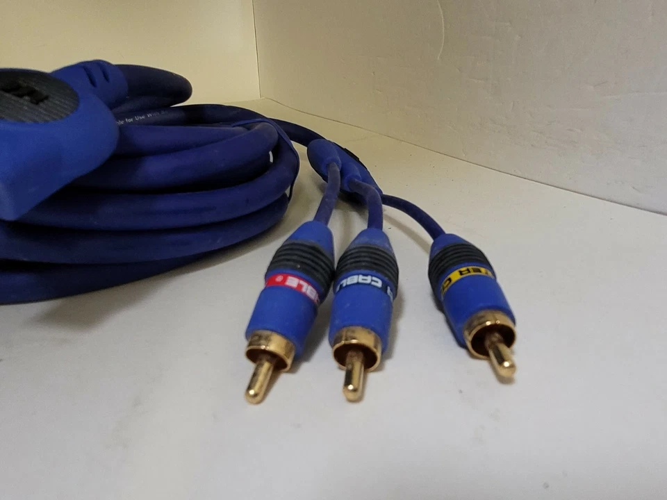 NUEVO Cable Compuesto Dorado Oficial Monster Gamelink 200 AV para Playstation 1 PS1 Foto 4 de 4